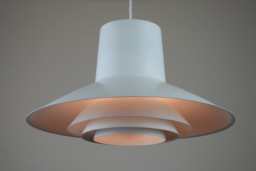 Vintage Danish Auditorie 3 Pendant Lamp By Svend Middelboe For Nordisk Solar