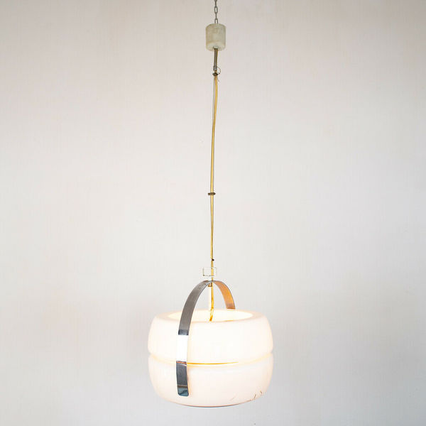 5 Lights Chandelier Lamp Space Age Design 70s Vintage Modern