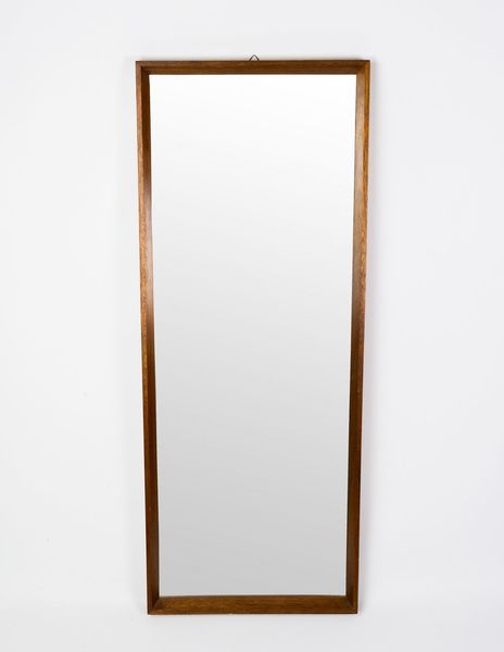 Teak Mirror Of Danish Design From The 1960s.