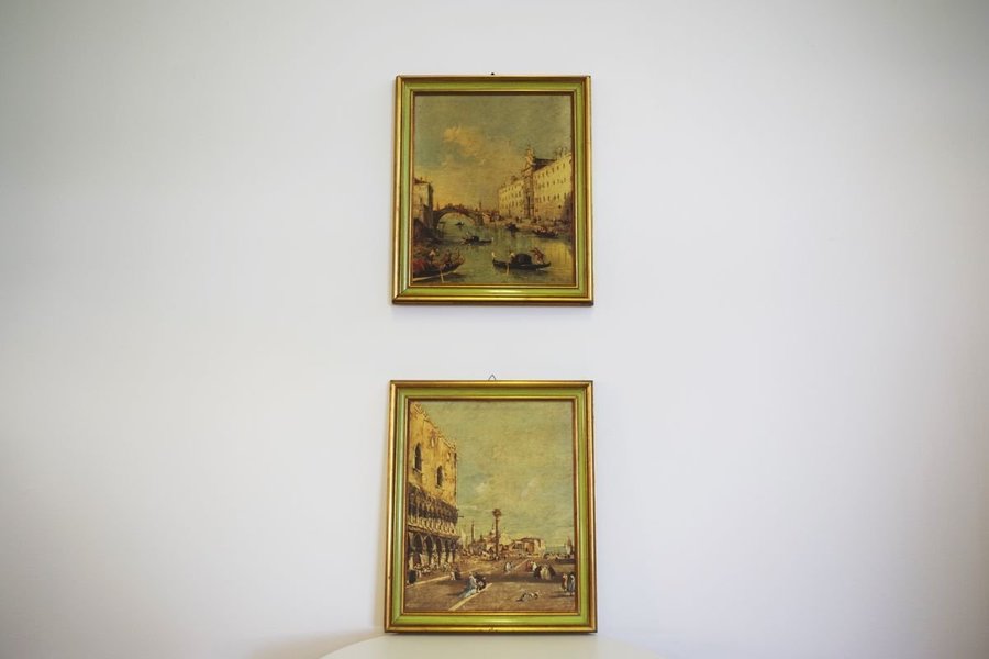 Canvas Depicting The Representation Of Venice