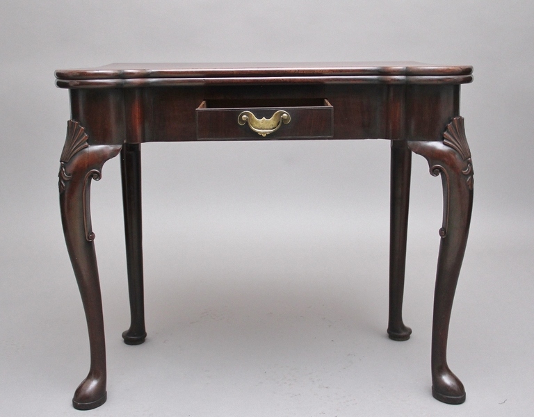 Superb Quality Early 18th Century Mahogany Games Table photo furniture