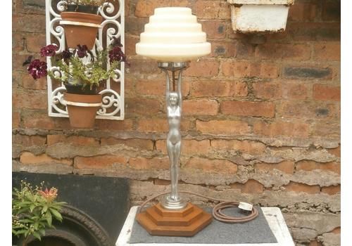 Original 1930s Art Deco Lady Lamp
