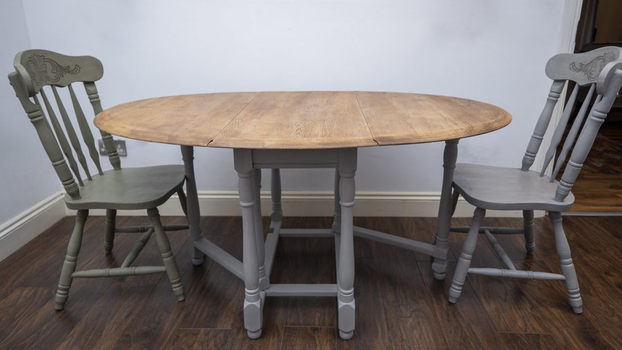 Oak Drop Leaf Table photo for sale