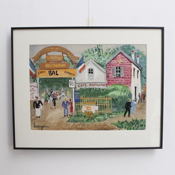 'Emile's Tavern' By Lucien Génin (Circa 1930s)