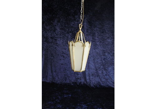 Early 20th Century Hexagon Hall Lantern