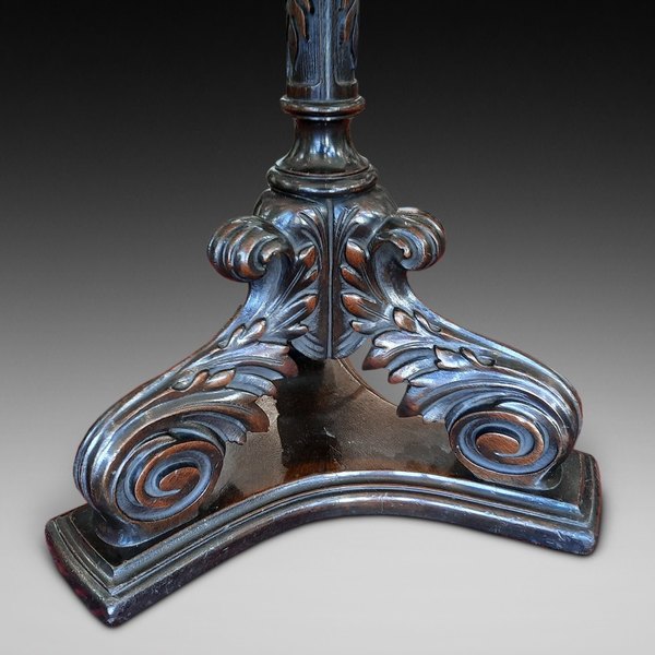 Early 20thc Mahogany Standard Lamp photo furniture