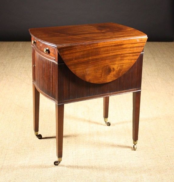 Geo III Mahogany Oval Pembroke Supper Table