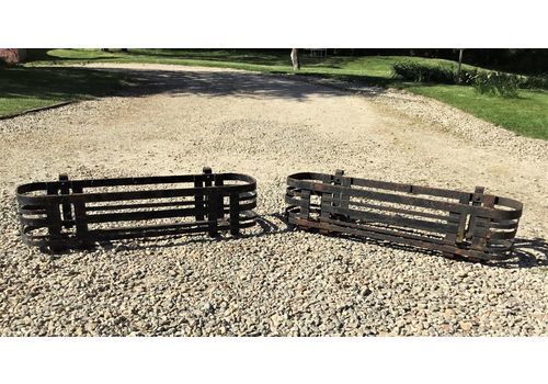 Early C20th Pair Of Wrought Iron Window Boxes (7 In Total Available)