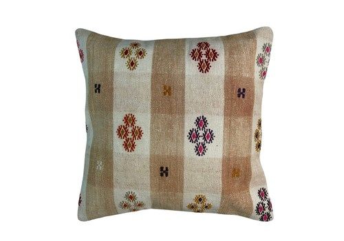 Tapis Kelim Kilim Pillow Cover ,Vintage Meditation Bench Kelim Teppich Boho Kilim