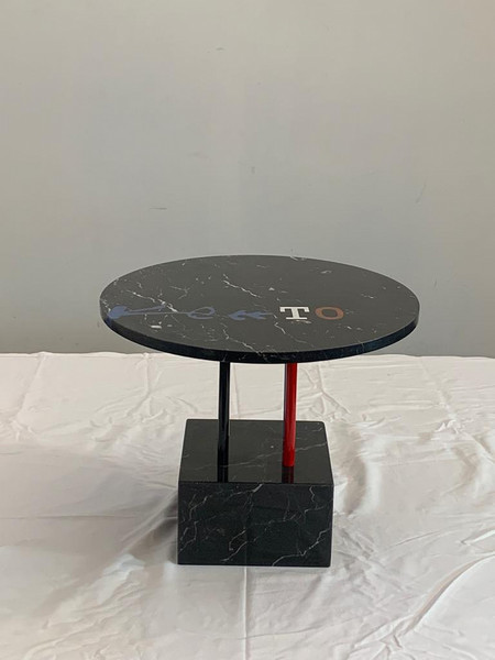 Kleeto Coffee Table By Cleto Munari, Unique Piece With Inlaid Marble photo furniture