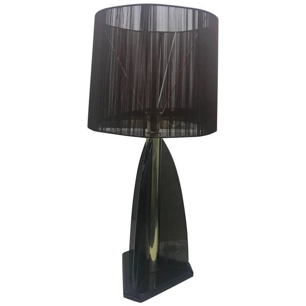 vintage lucite table lamp