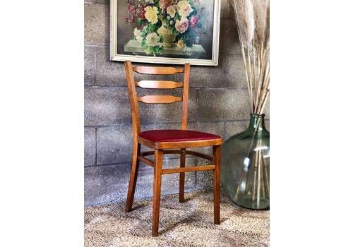 Vintage Red Quitmann Kitchen Dining Chair (4 Available )
