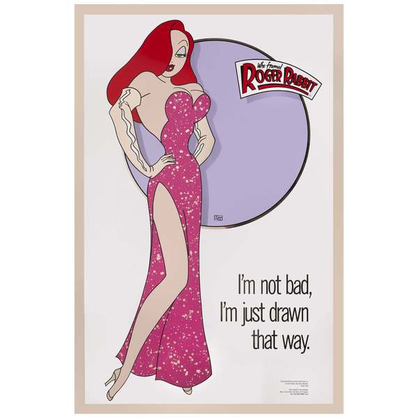 Roger Rabbit Movie Poster Who Framed Roger Rabbit Original 1988
