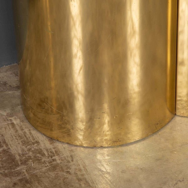 20th Century Brass Covered Side Table photo furniture