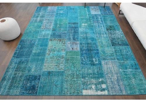 Patchwork Oversized Rug Turkish Vintage Oushak Rug Handmade Wool Large Area Rugs Farmhouse Decor One Of A Kind Turquoise Carpet
