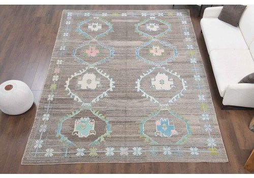 Original Oushak Turkish Vintage Large Rug Handmade Wool Hand Woven Oversized Farmhouse Decor Unique Turkey Carpet
