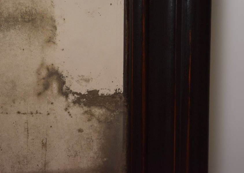 Ebonised Overmantel Mirror, Early 19th Century photo for sale