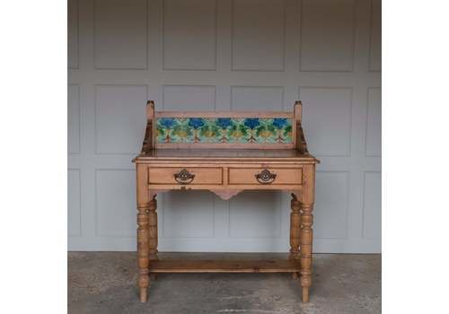 Victorian Tiled Washstand, 1800s