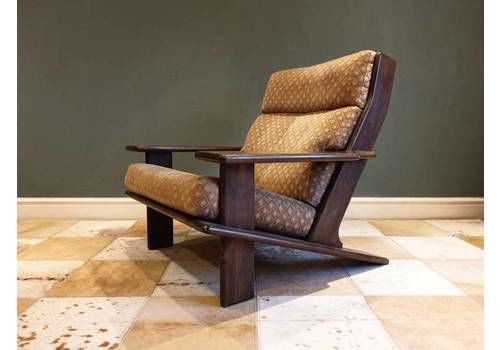 A Rare And Stylish Mid Century 'Pele' Arm Chair By Esko Pajamies For Lepokalusto Of  Finland. 1970s