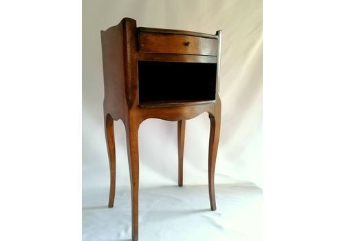 A French Louis XV Style Wooden Bedside Table