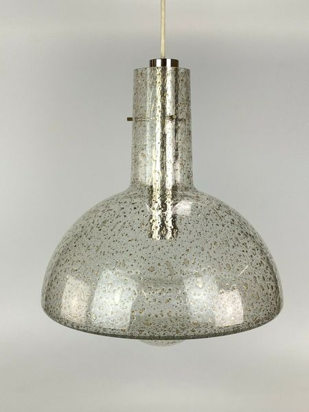 60s 70s Lamp Light Ceiling Lamp Hanging Lamp Temde Glass Space Age Design