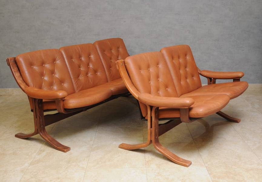 Ingmar Relling Sofas, Mid Century Designed, 1970s