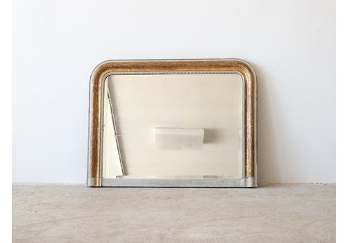Gilt Overmantel Mirror, 1800s, Antique