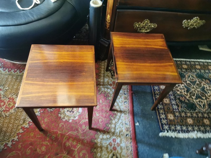 Rosewood Side Tables, Set Of 2 photo furniture