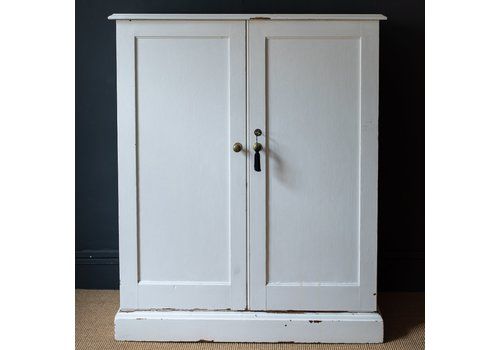 Painted Pitch Pine Cupboard