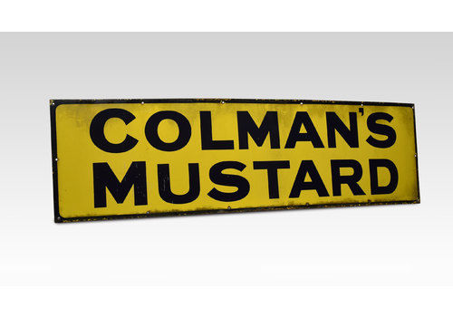 Enamel Sign For Colman’s Mustard