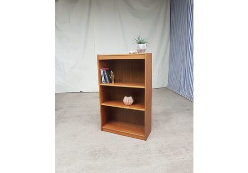 Vtg Mid Century Danish Teak Wall Shelving Media Unit Bookcase Retro