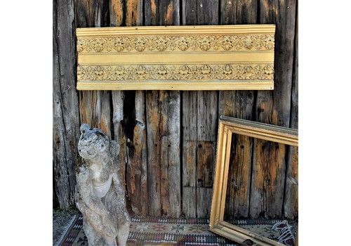 Vintage Covent Garden Theatre Scenery Set Gilt Rocco Stage Panel Plaque Prop C