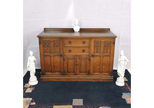 Oak Side Board   F37