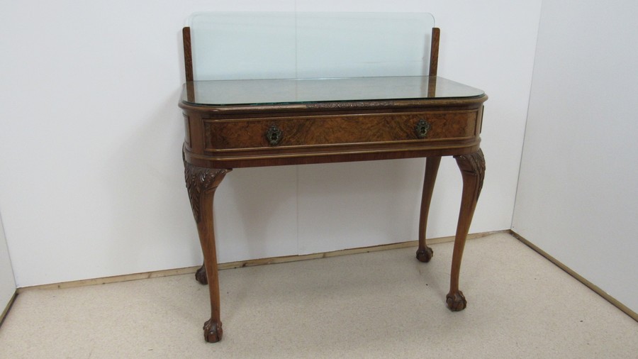 Superb Walnut Side Table, 1900s