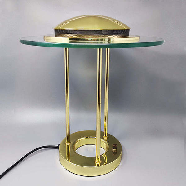 1980s Gorgeous Robert Sonneman "Saturn" Table Lamp For Gerorge Kovacs photo for sale