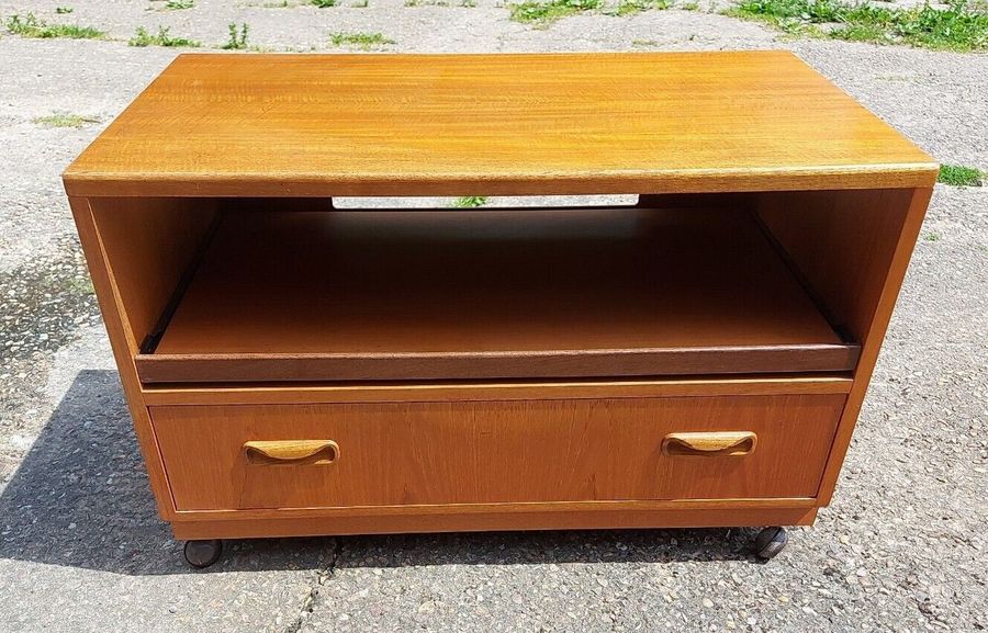 Vintage/Retro/Mid Century Gplan Fresco Teak Tv Unit On Castors G Plan