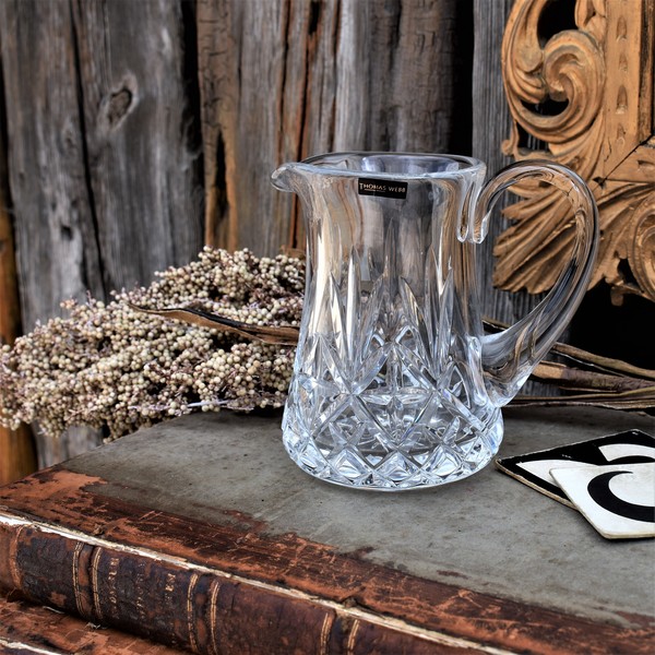 Antique Vintage Thomas b Lead Crystal Water Cocktail Jug Pitcher Boxed Thomas b Vinterior