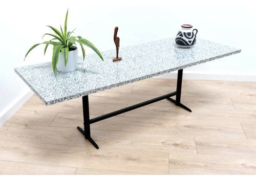 Jacqueline Groag Lilliput Geometric Black & White Minimalist Coffee Table /443