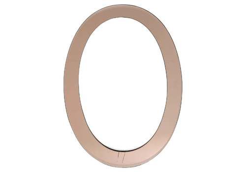 Antonio Lupi Mid Century Modern Italian Mirror By Crystal Luxor, 1960s