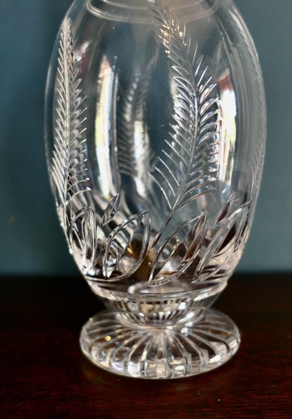 Stuart Crystal Round Footed Decanter Ellesmere Pattern. photo for sale