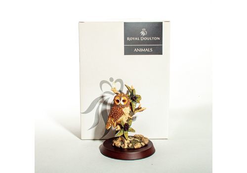 Royal Doulton Animals Birds Of Nature Tawny Owl Boxed Figure Uk Made