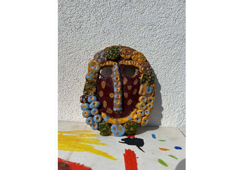 Ceramic Face Wall Hanging