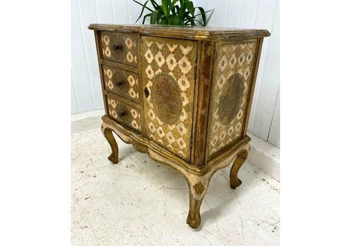 Vintage Quality Italian Florentine Cabinet Rare Older Example Delivery Via Sister Specialist Courier Company