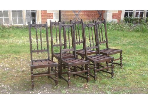 Country Style Ercol English Period Style Chairs Set Of 6