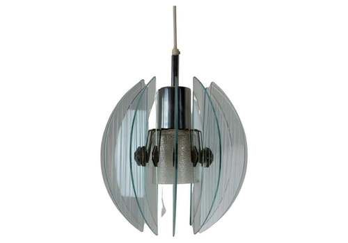 Mid Century Design Glass Pendant, 1960