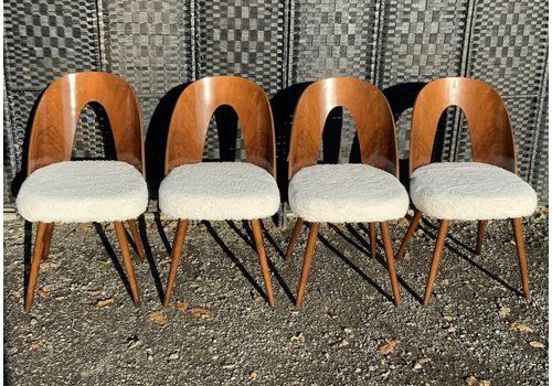 Czechoslovakian Chairs By Antonín šuman For Tatra, 1960s, Set Of 4