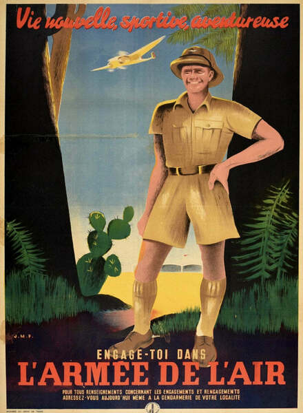Affiche Armée De L'air - Poster Aviation Militaire Multicolore (papier)