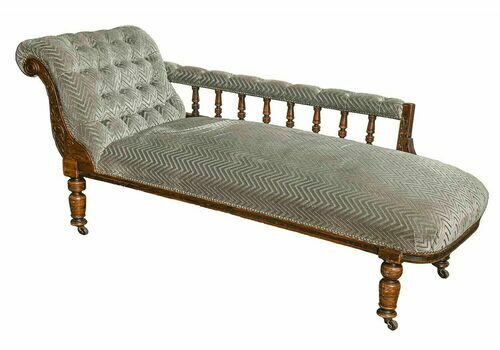 Antique Victorian Chaise Longue