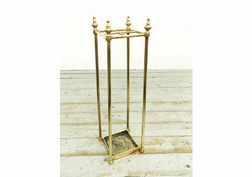 Late 19th Century Victorian Brass Umbrella Stick Stand