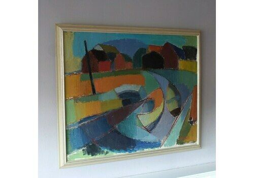 Vintage Coastal Landscape Painting By Gustav Hoglund